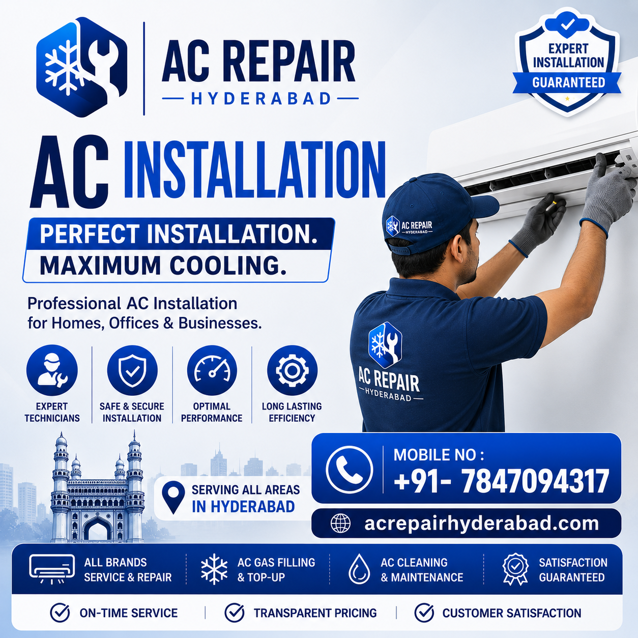 Professional AC installation services
