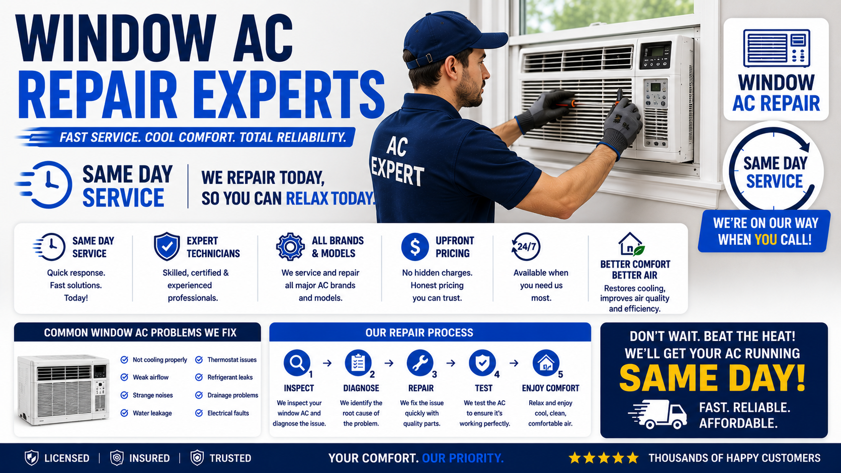 Window AC repair